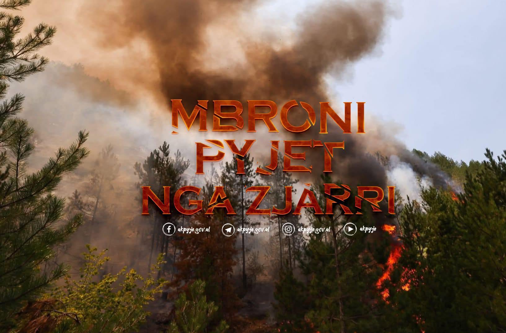Me rritjen e temperaturave në vend, rritet dhe rreziku i rënies së zjarreve në pyje